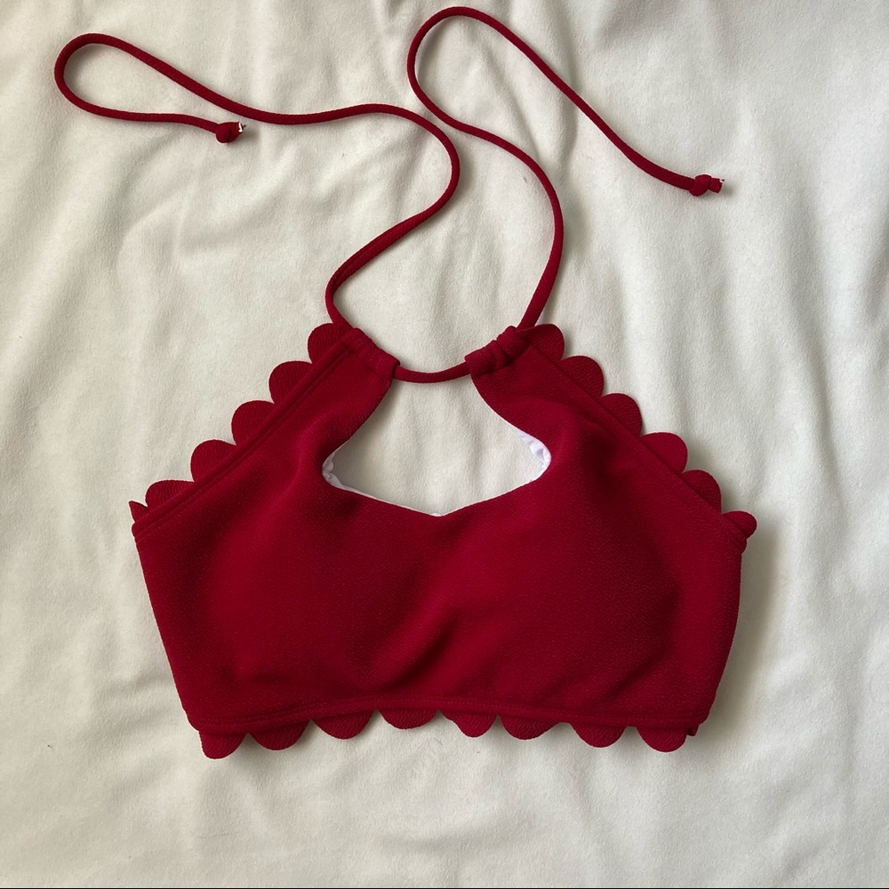 Bikini Top, Red, Small